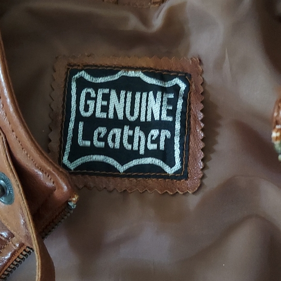 Custom made genuine leather moto jacket - Picture 5 of 10